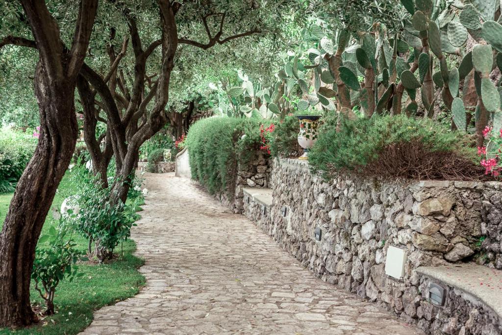 Zahrada ubytování Villa San Cosma