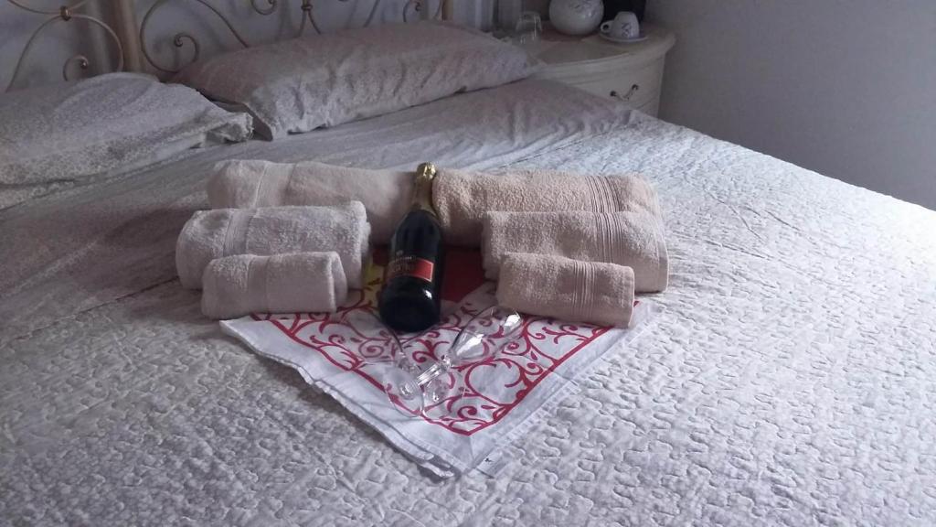 Posteľ alebo postele v izbe v ubytovaní B&B Federica
