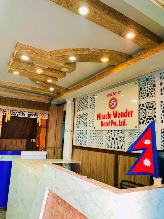 Certifikát, hodnocení, plakát nebo jiný dokument vystavený v ubytování Miracle Wonder