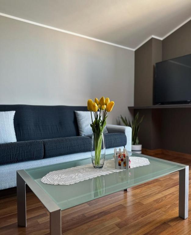 TV a/nebo společenská místnost v ubytování Casa Olivastri