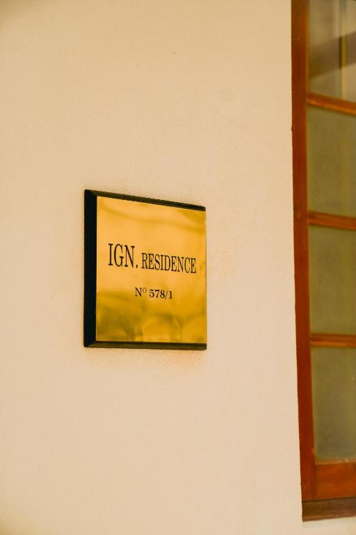 Certifikát, hodnocení, plakát nebo jiný dokument vystavený v ubytování IGN Residence Colombo