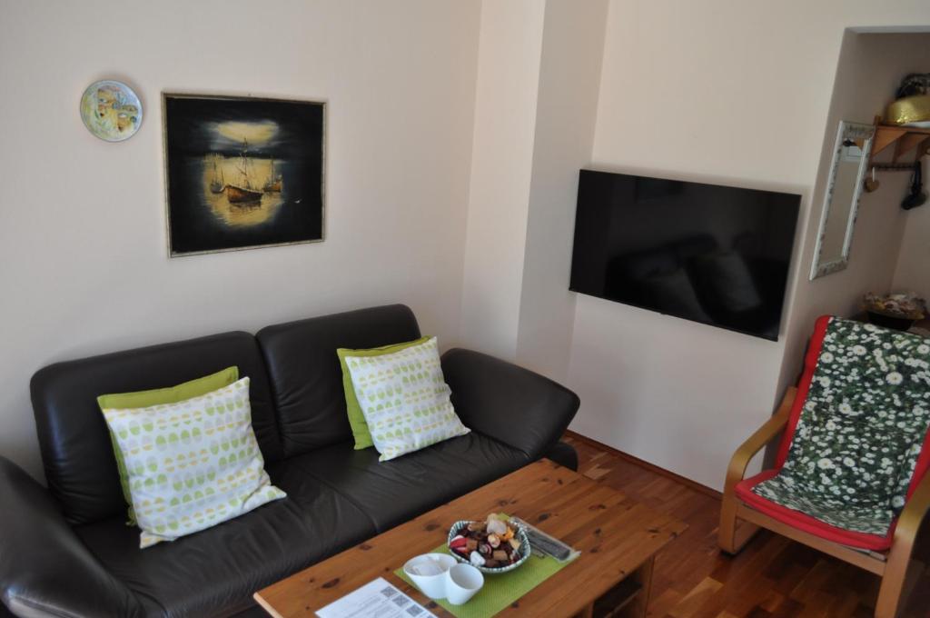 Posezení v ubytování Ferienwohnung am Traunsee