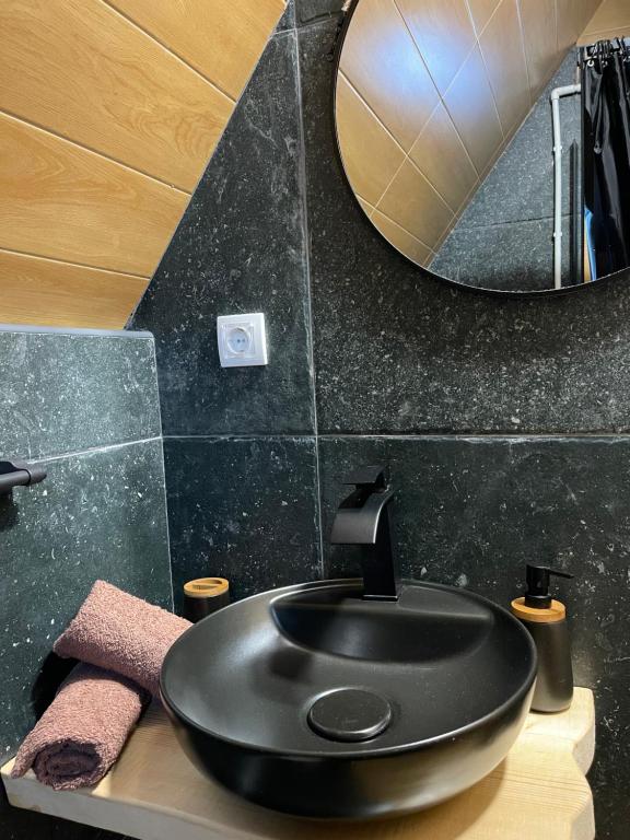 Koupelna v ubytování Mountain Dream