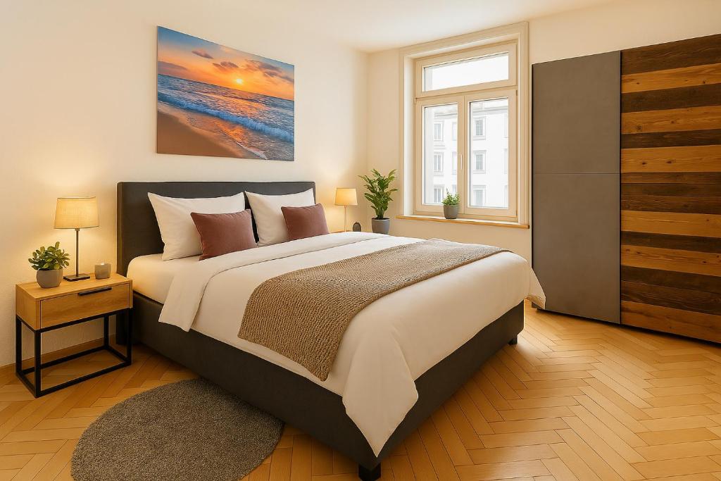 Katil atau katil-katil dalam bilik di OLMA Center Barrock Suites