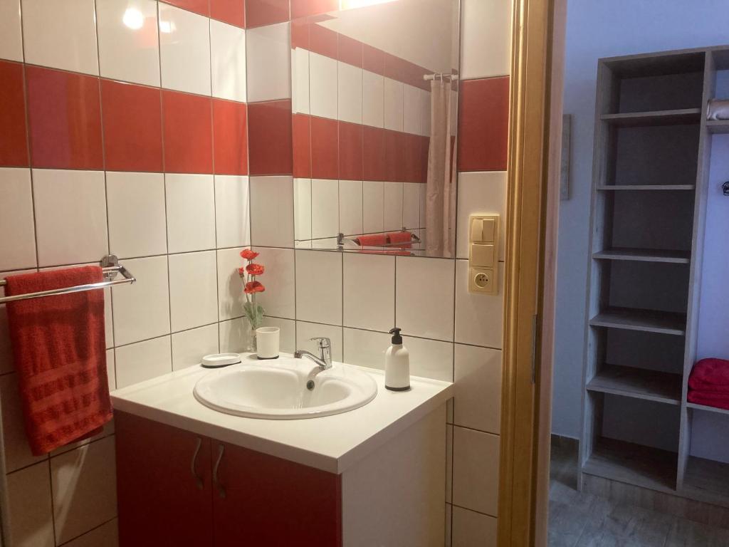 Koupelna v ubytování U svaté Rozálie