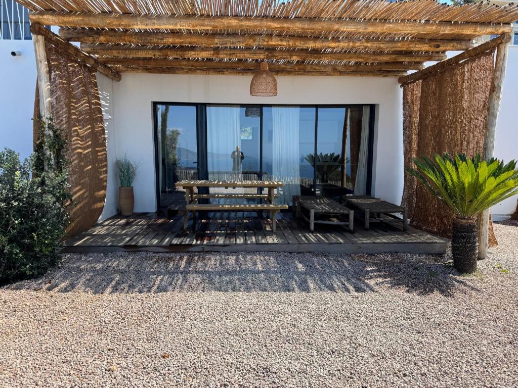 Patio nebo venkovní prostory v ubytování T2 standing 50m2, vue mer