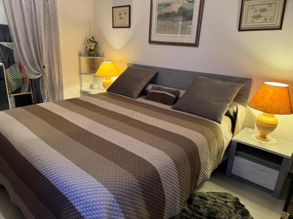 Postel nebo postele na pokoji v ubytování Chambre d'hôtes