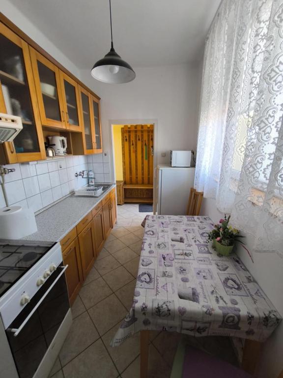 Kuchyňa alebo kuchynka v ubytovaní Szeki Apartman