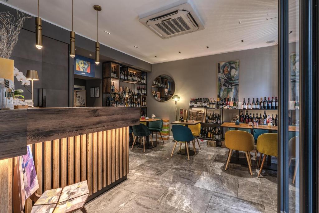 Lounge nebo bar v ubytování Apollo Boutique Hotel
