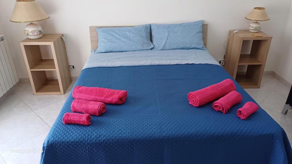 Postel nebo postele na pokoji v ubytování Casa Vacanze AML