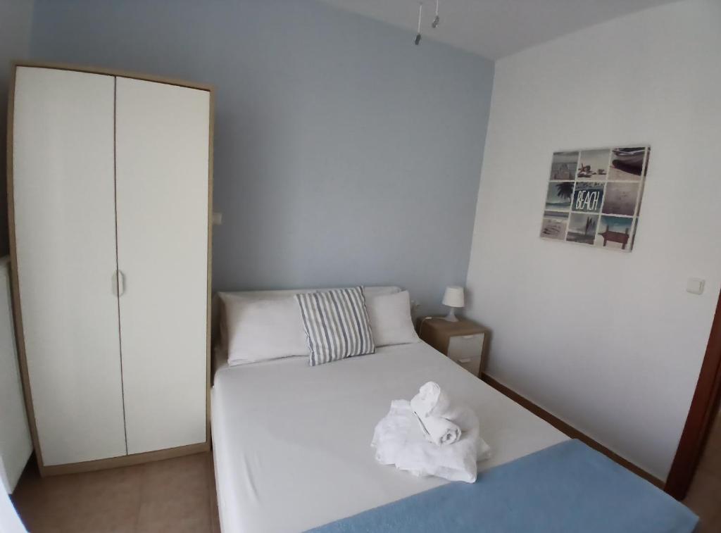 Postel nebo postele na pokoji v ubytování Sea View Apartments 2