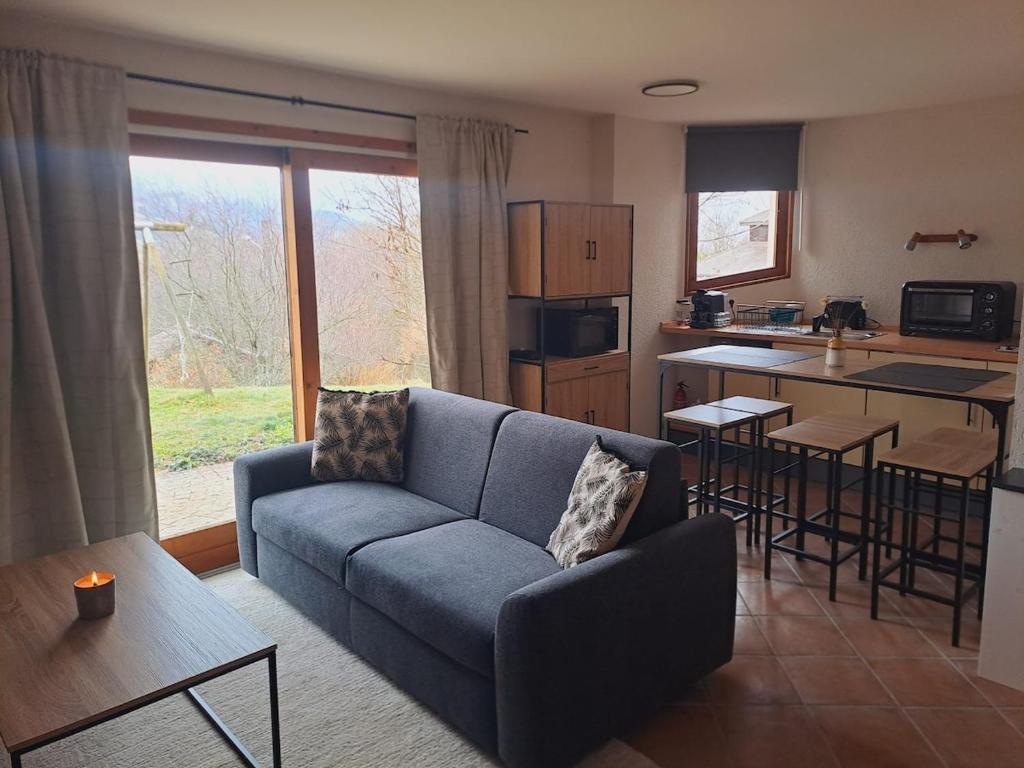 Η κουζίνα ή μικρή κουζίνα στο Appartement de montagne