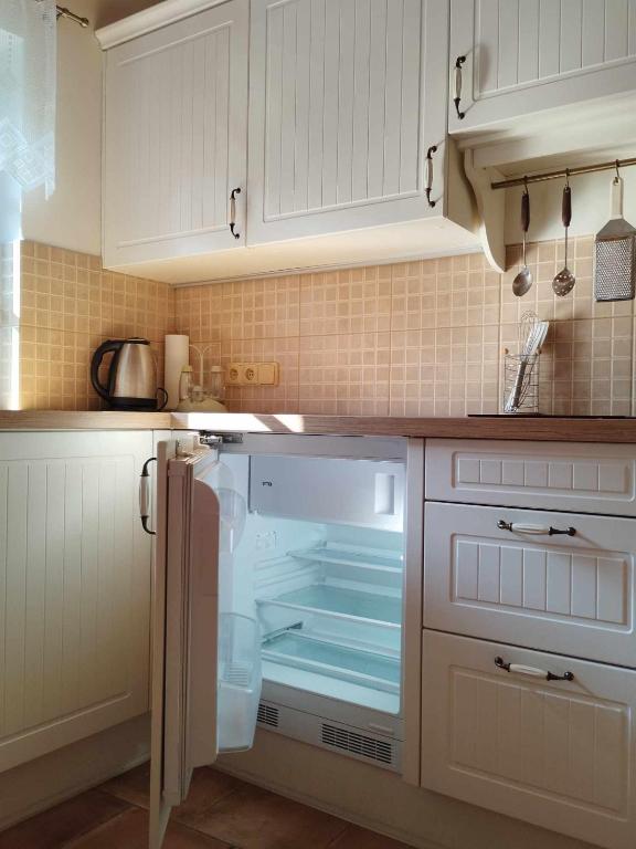 Kuchyň nebo kuchyňský kout v ubytování Apartmán Štrobl