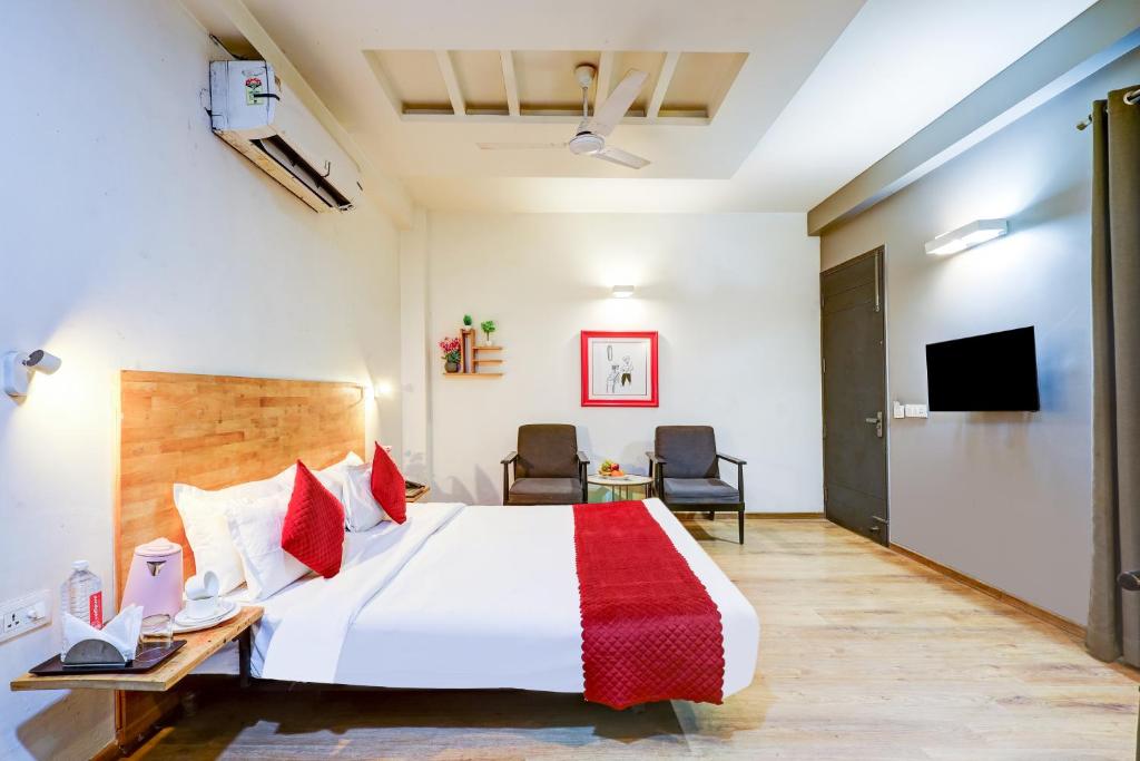 TV a/nebo společenská místnost v ubytování Hotel Wedlock Sector - 47