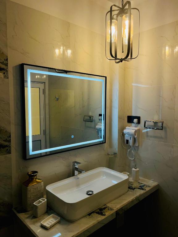 Un baño de Seeming Lodge