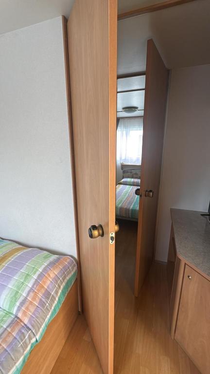 Postel nebo postele na pokoji v ubytování Camping Mayer