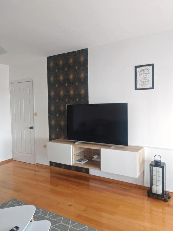 TV a/nebo společenská místnost v ubytování Apartman Kristian Zagreb Airport
