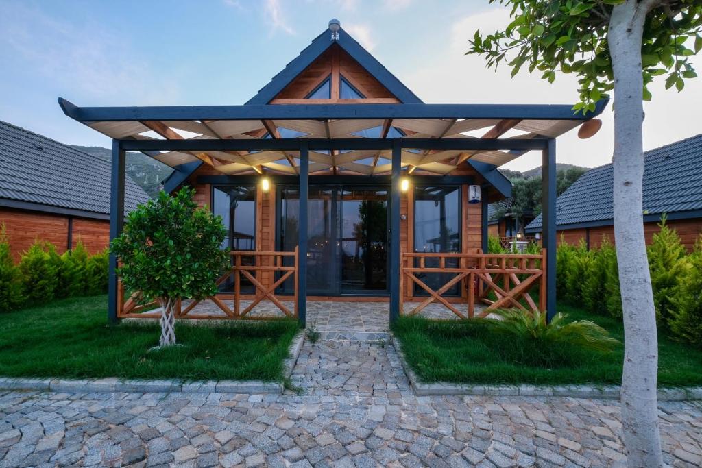 Zahrada ubytování Kaş Konak Bungalows