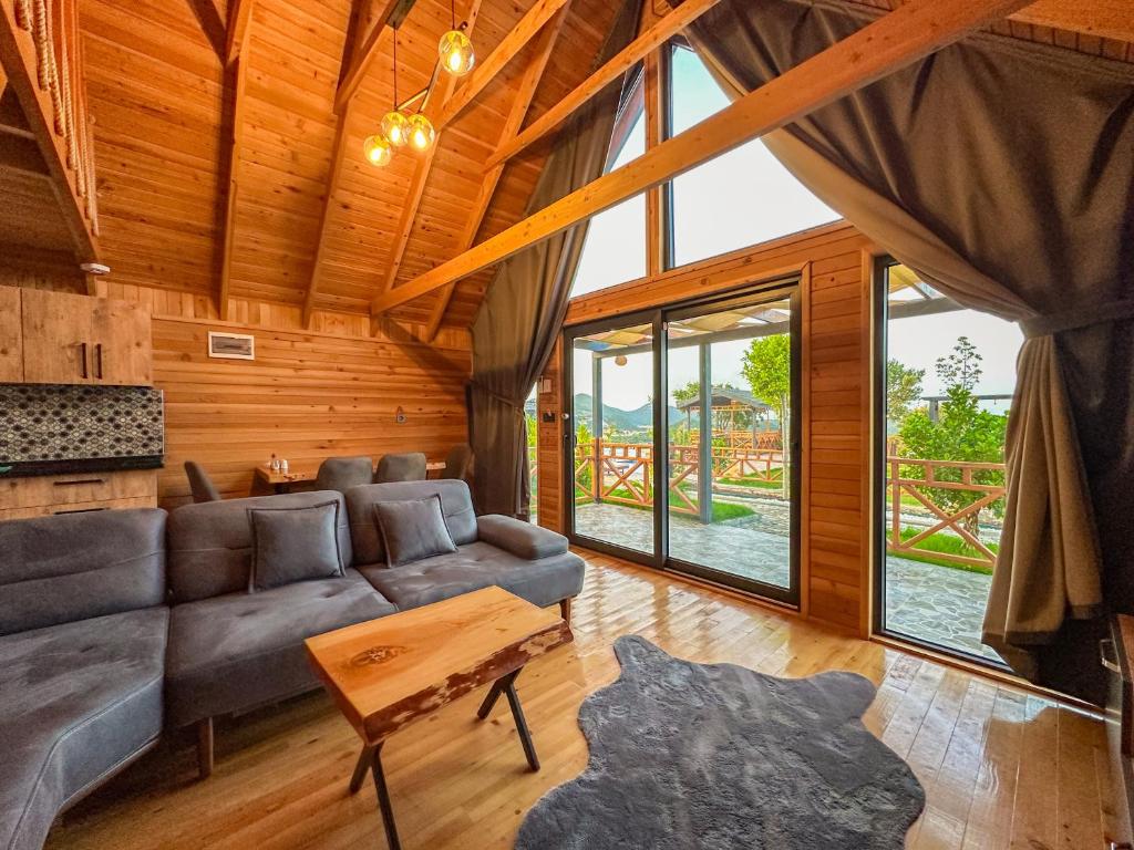 Posezení v ubytování Kaş Konak Bungalows