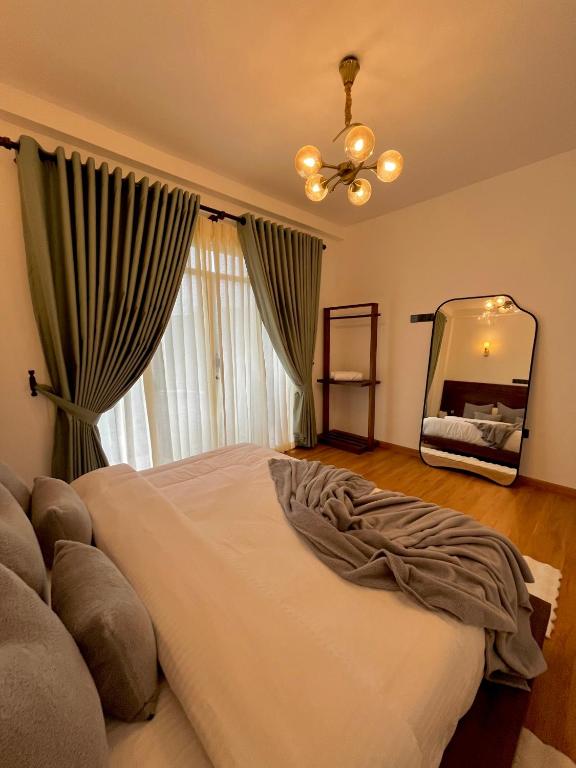 Cama o camas de una habitación en Seeming Lodge