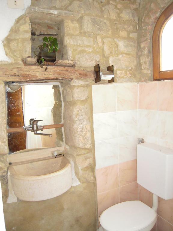 Koupelna v ubytování Borgo Vecchio