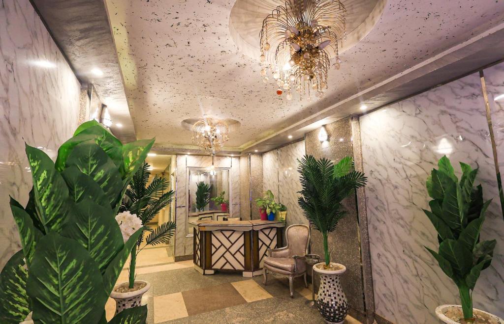 Posezení v ubytování Grand Pyramids Inn