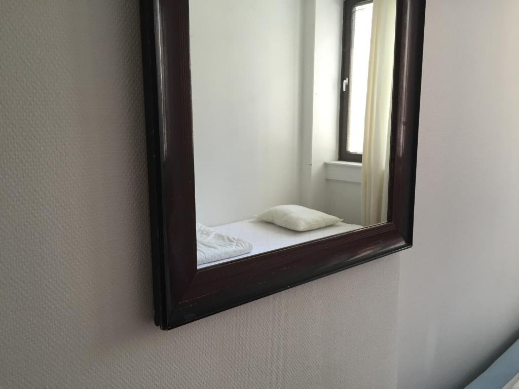 Postel nebo postele na pokoji v ubytování Linné Hostel
