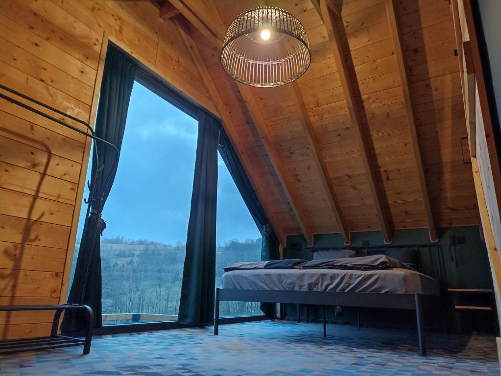 Posteľ alebo postele v izbe v ubytovaní Maraśka Holiday House