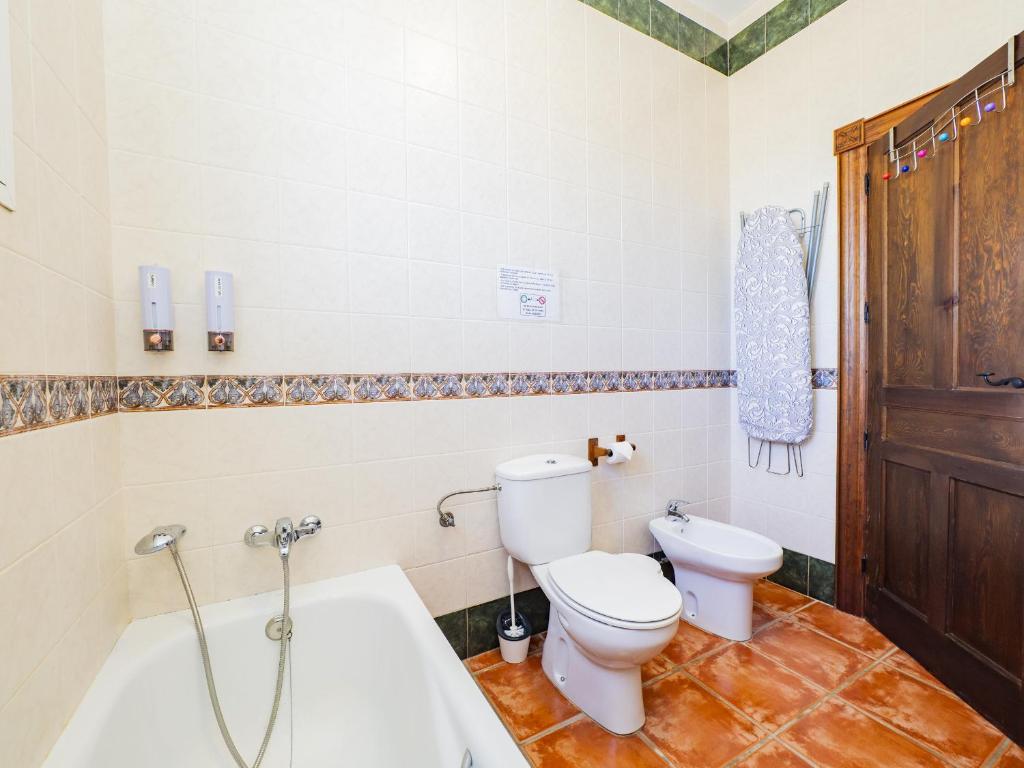 Koupelna v ubytování Cubo's Finca La Viña Angulo