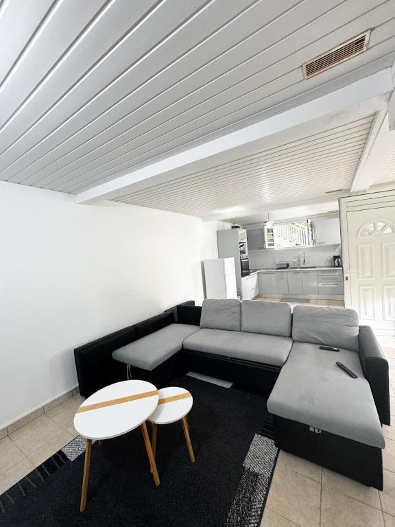 Kuchyň nebo kuchyňský kout v ubytování Appartement lilas