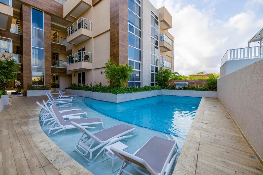 Bazén v ubytování Bocobay Aracari Condo Hotel nebo v jeho okolí