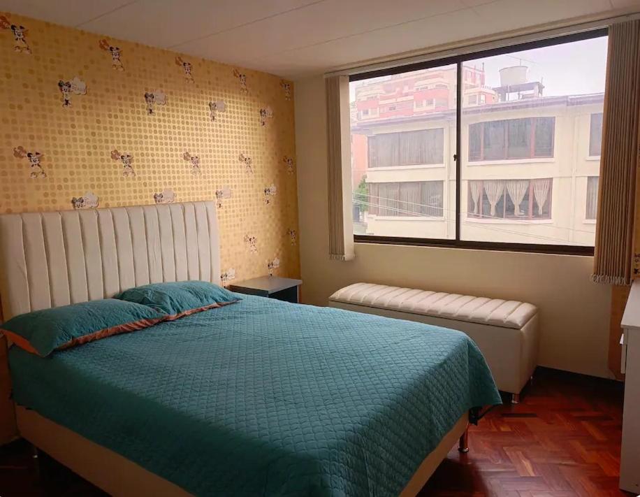 En eller flere senge i et værelse på Beautiful and quite private bedroom