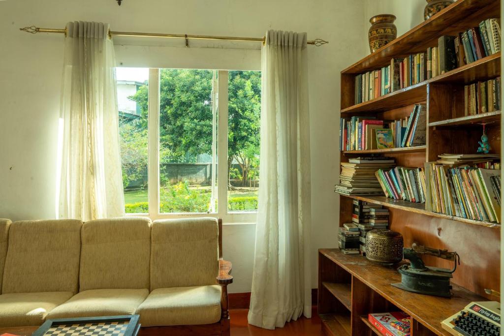 Knihovna v bed and breakfast