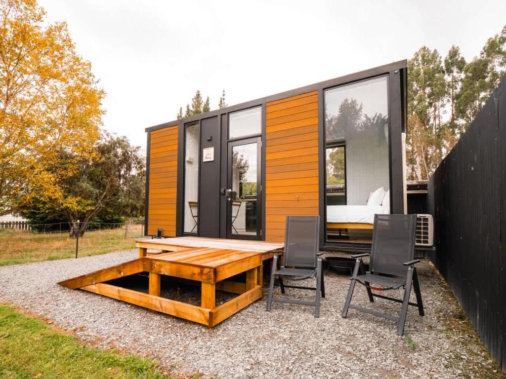 Zahrada ubytování Colca Creek Tiny House by Tiny Away