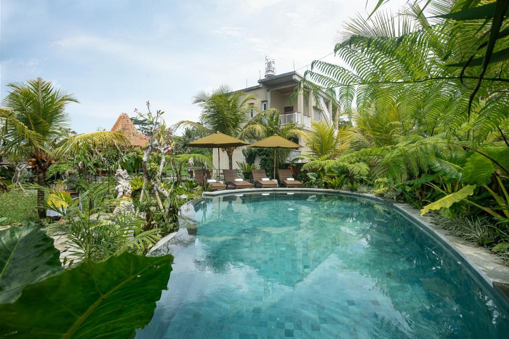 Bazén v ubytování Edge of Ubud by Pramana Villas nebo v jeho okolí