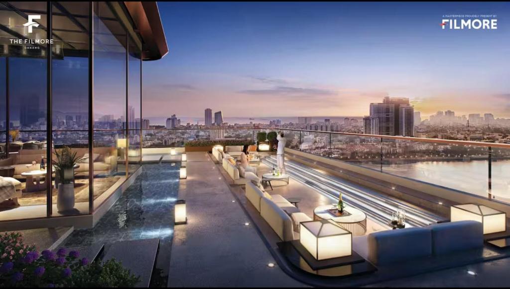 Πισίνα στο ή κοντά στο The Filmore Luxury Apartment