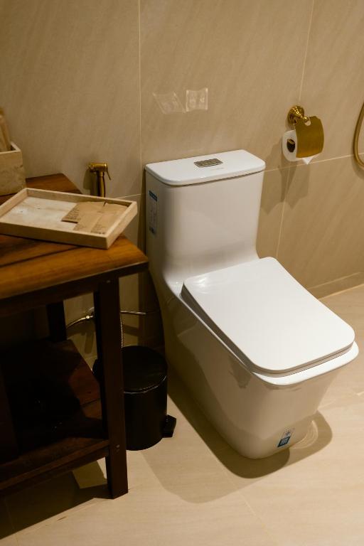 Koupelna v ubytování Botanica Villas