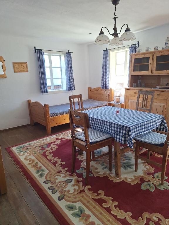 Posezení v ubytování Adlerhütte