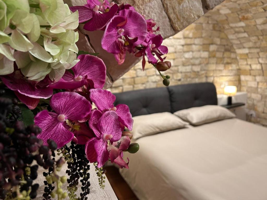 Postel nebo postele na pokoji v ubytování B&B Bari Vecchia R