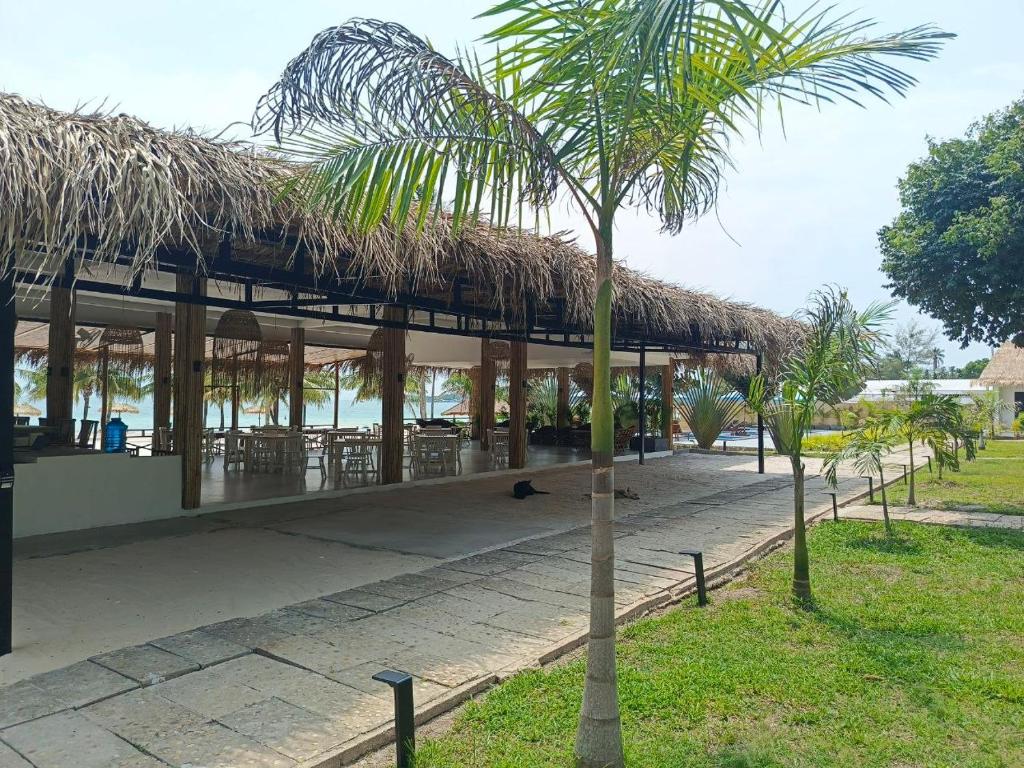 Zahrada ubytování The Beach Resort