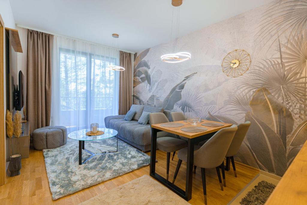 Posezení v ubytování Zlatiborske terase Spa&Wellness