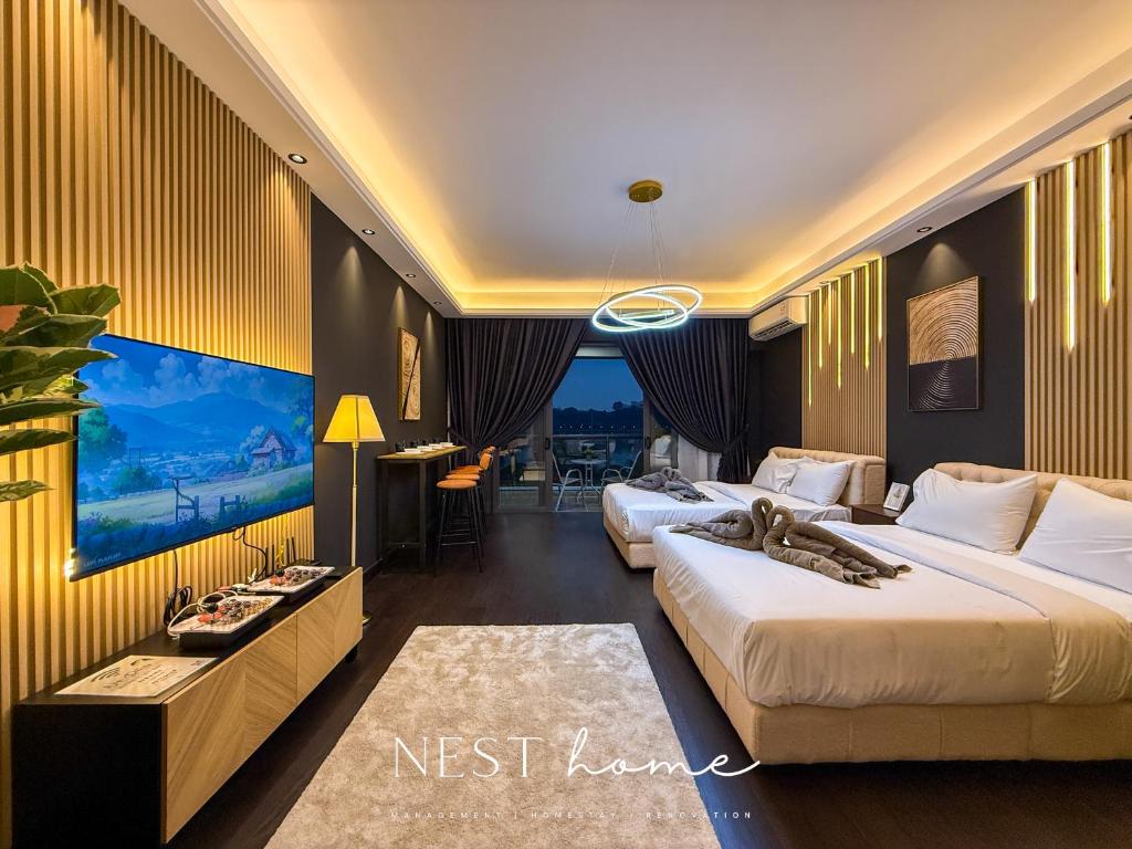 R&F Princess Cove by Nest Home at Johor Bahru - Monolocale Con Vista Mare