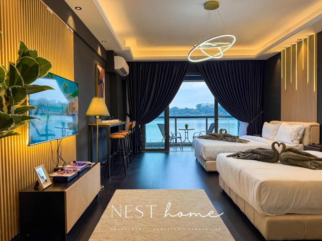 R&F Princess Cove by Nest Home at Johor Bahru - Monolocale Con Vista Mare