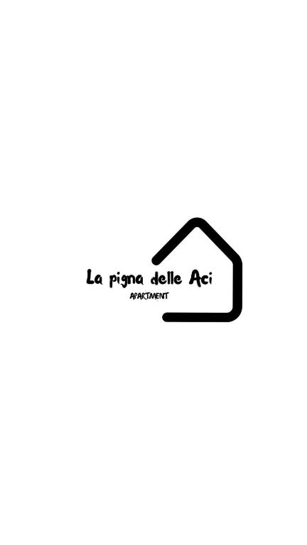 a logo for la pizzeria delle act at La pigna delle Aci Apartment in Acireale