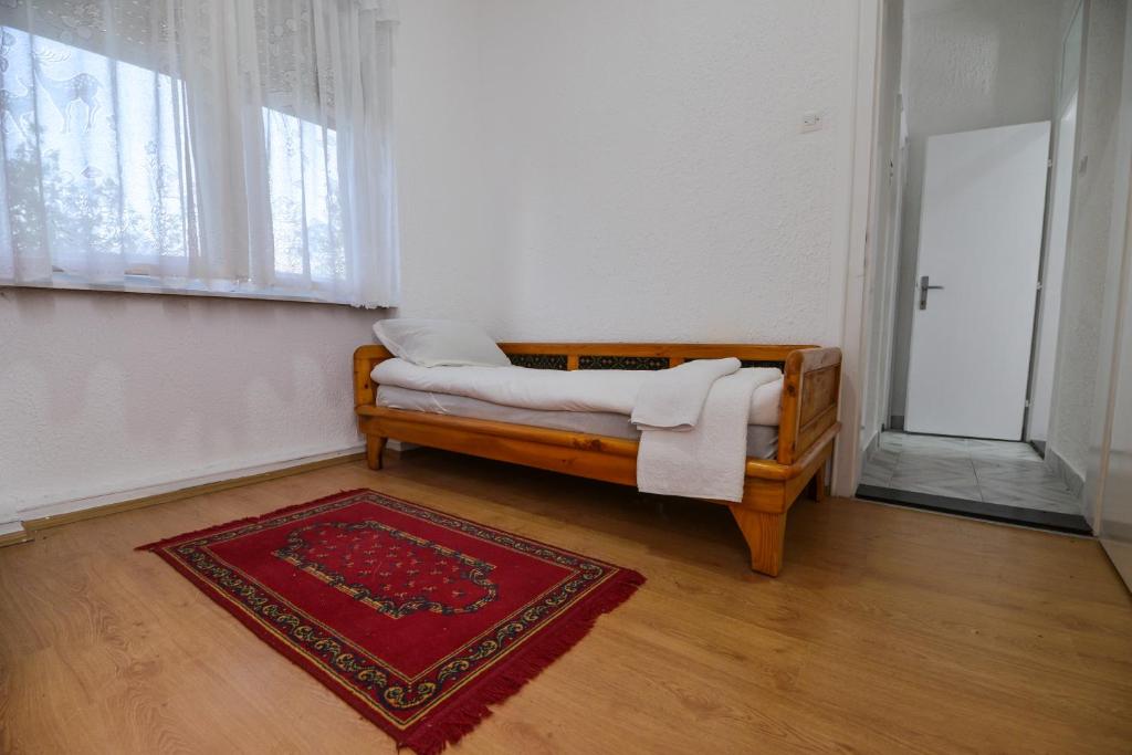 Postel nebo postele na pokoji v ubytování Banat Terra Biserno Ostrvo