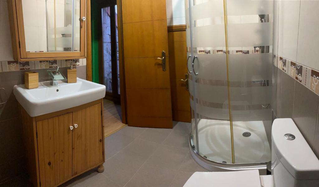 Koupelna v ubytování Chalet ENTERO CONFORT