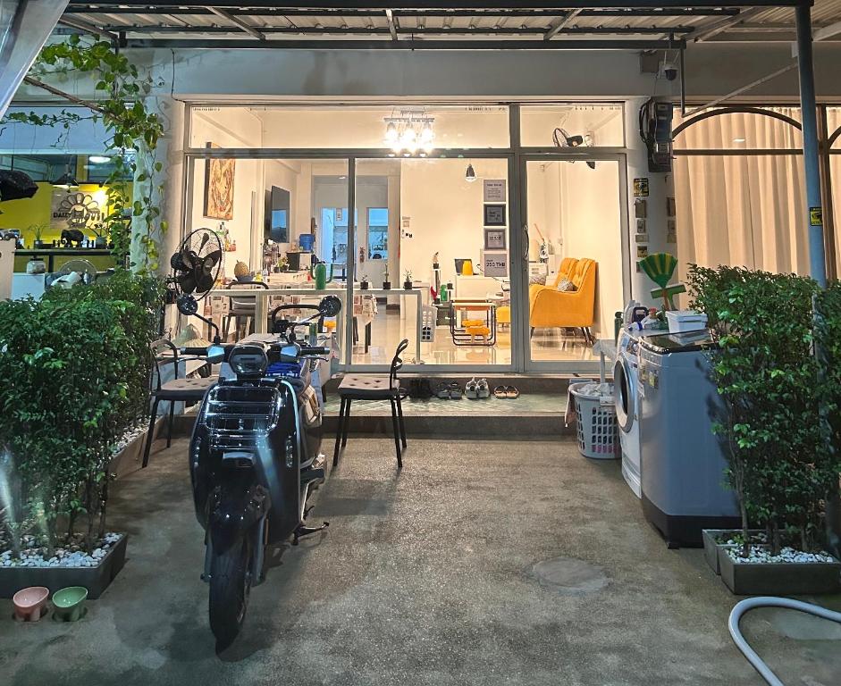 Das Fitnesscenter und/oder die Fitnesseinrichtungen in der Unterkunft 소다호스텔 Soda Hostel