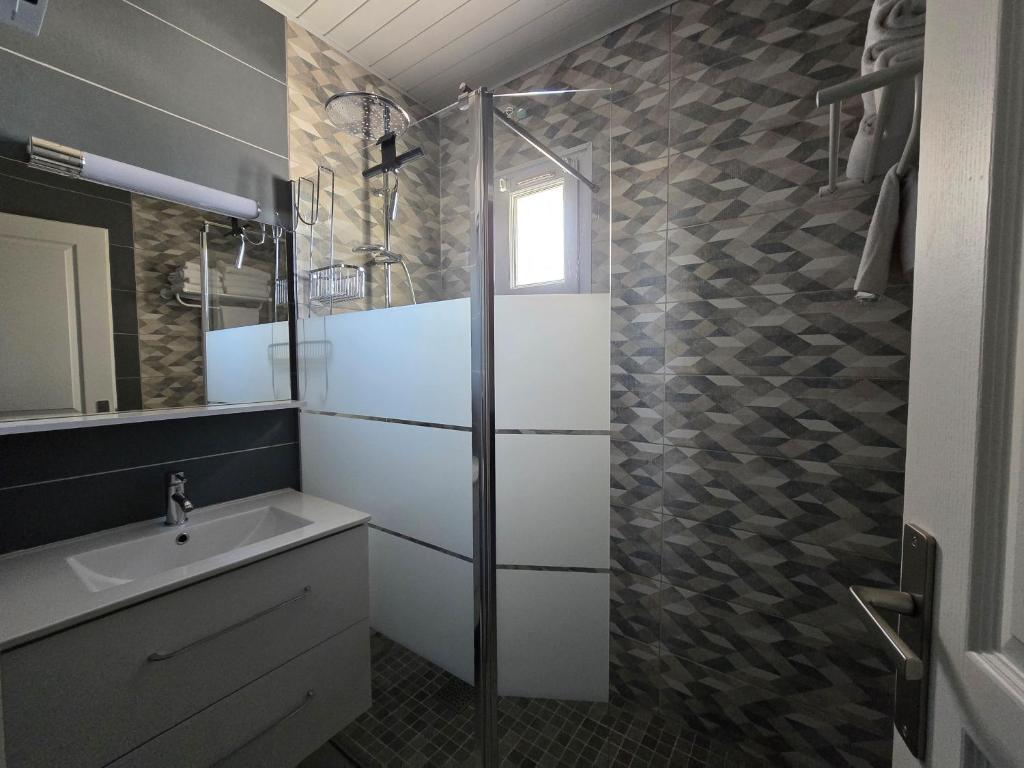 Kúpeľňa v ubytovaní Relais des îles Saint Marcouf