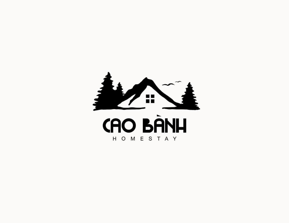 a logo for a company that specializes in trees and a cabin at Cao bành Homestay in Ha Giang