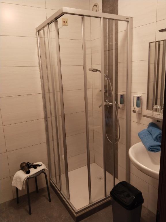 Koupelna v ubytování Dolomitenhotel Lienz